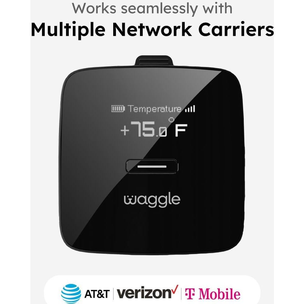 Monitor de Temperatura Waggle Pro para Mascotas - GPS 4G LTE