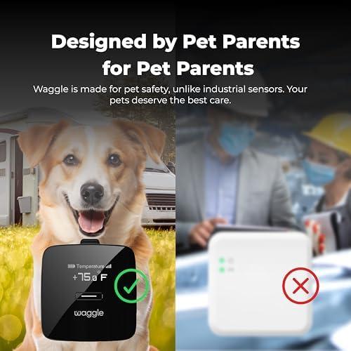 Monitor de Temperatura Waggle Pro para Mascotas - GPS 4G LTE