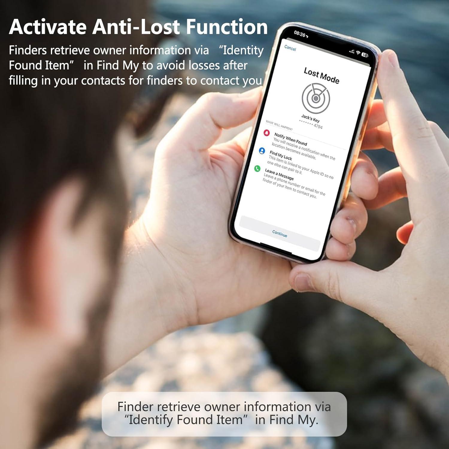 Localizador Bluetooth Frylaa Air Tracker Tag - Negro - iOS