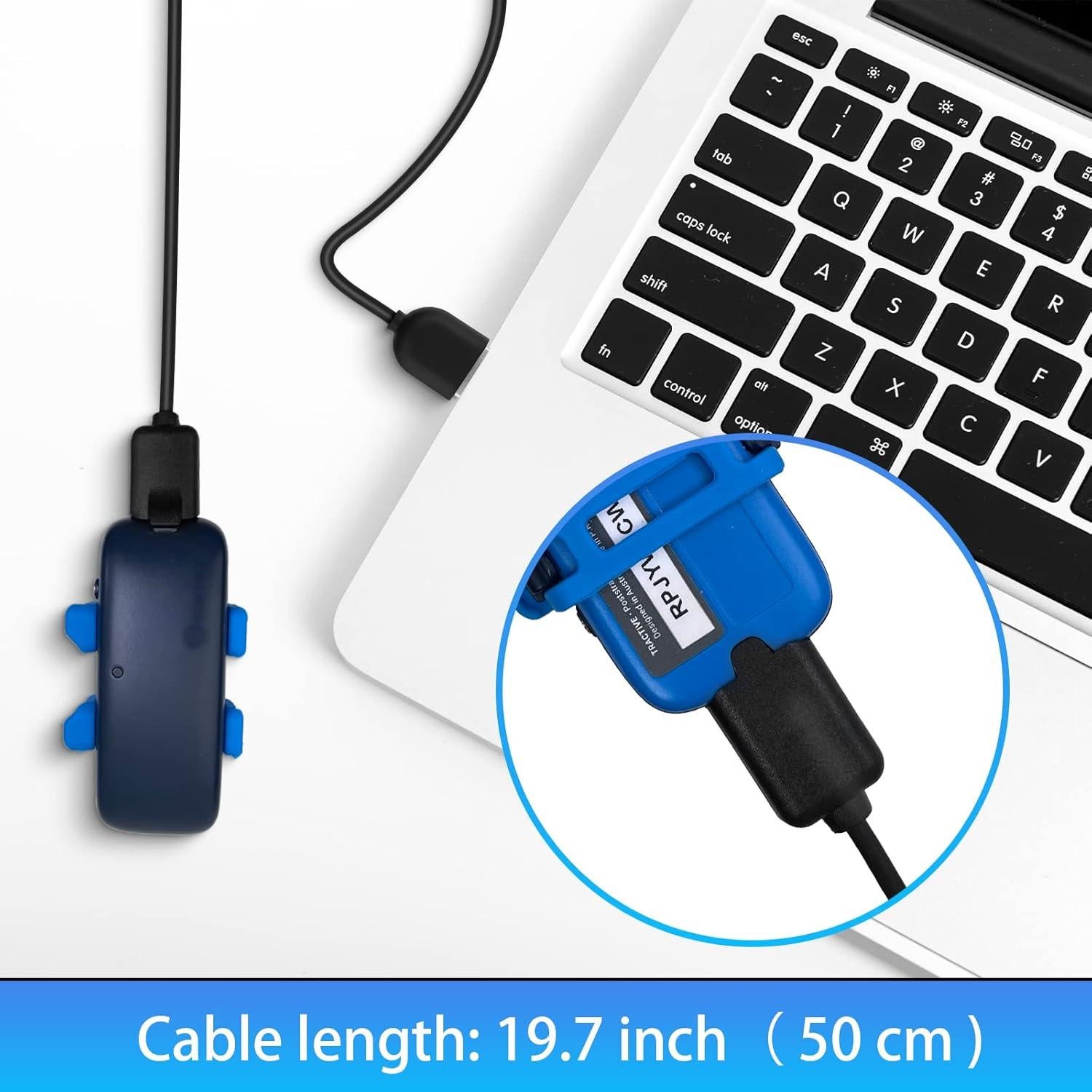 Cable de Carga Magnético RUKUHOT para Tractive GPS 50 cm