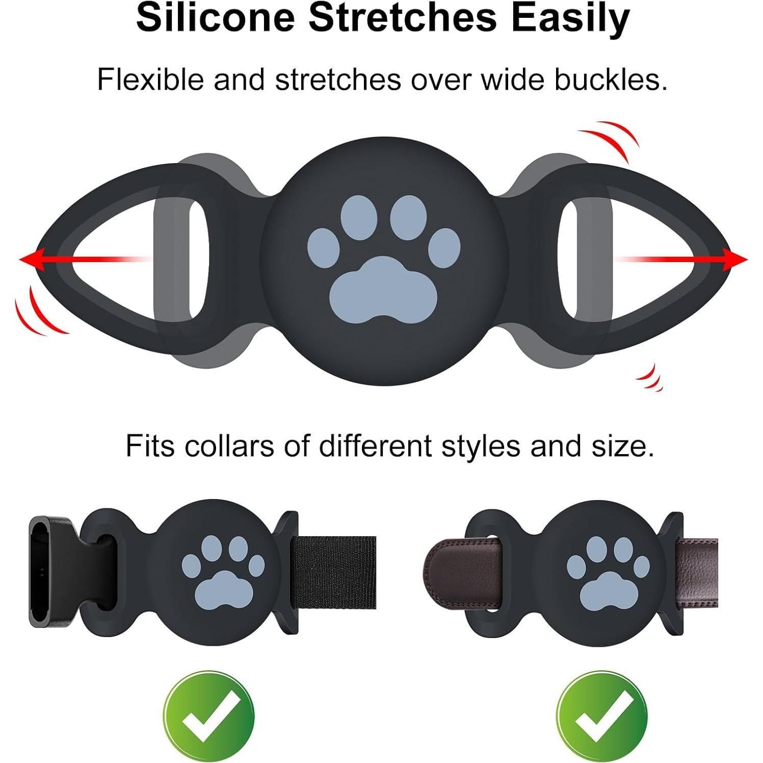 Soporte Impermeable para Airtag SZJCLTD Collar Mascotas