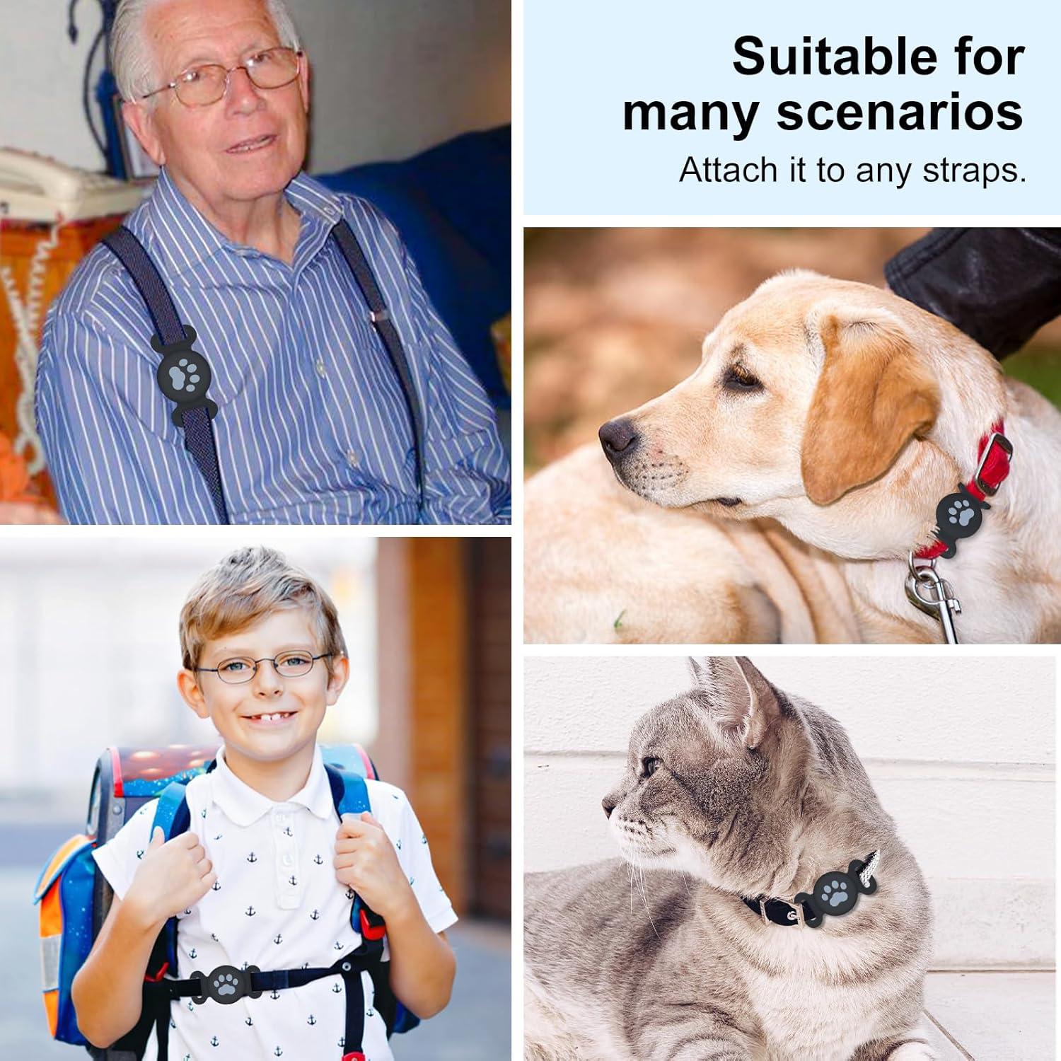 Soporte Impermeable para Airtag SZJCLTD Collar Mascotas