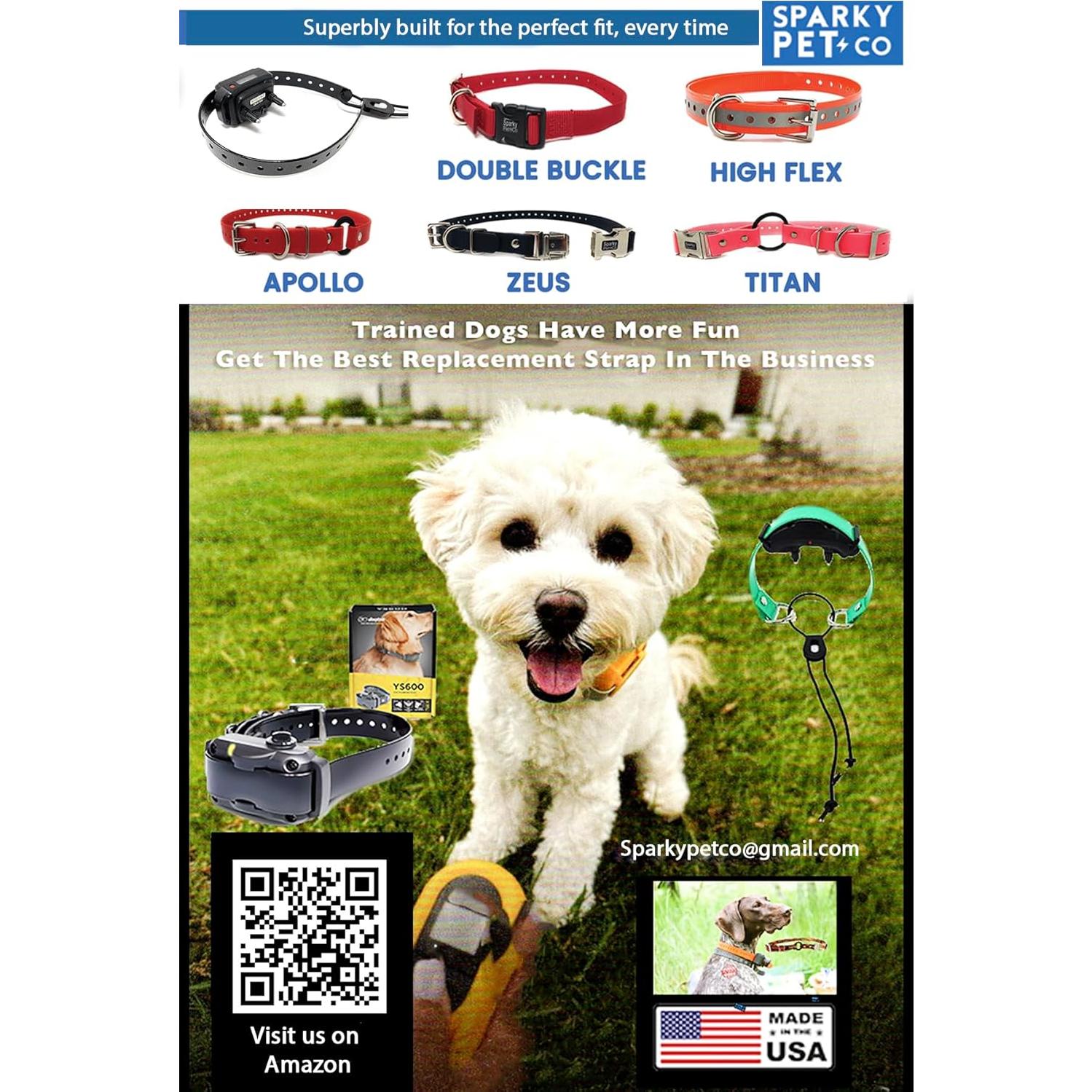 Correa GPS Reemplazo Sparky Pet Co Azul 1,90 cm Perro Pequeño