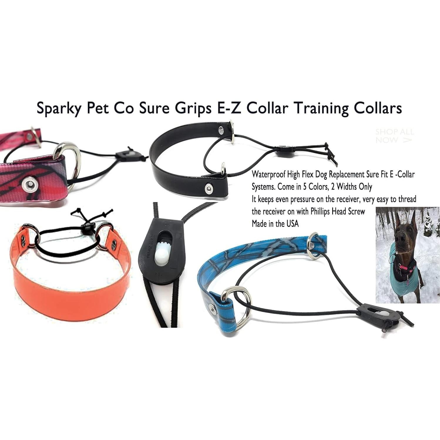 Correa GPS Reemplazo Sparky Pet Co Azul 1,90 cm Perro Pequeño