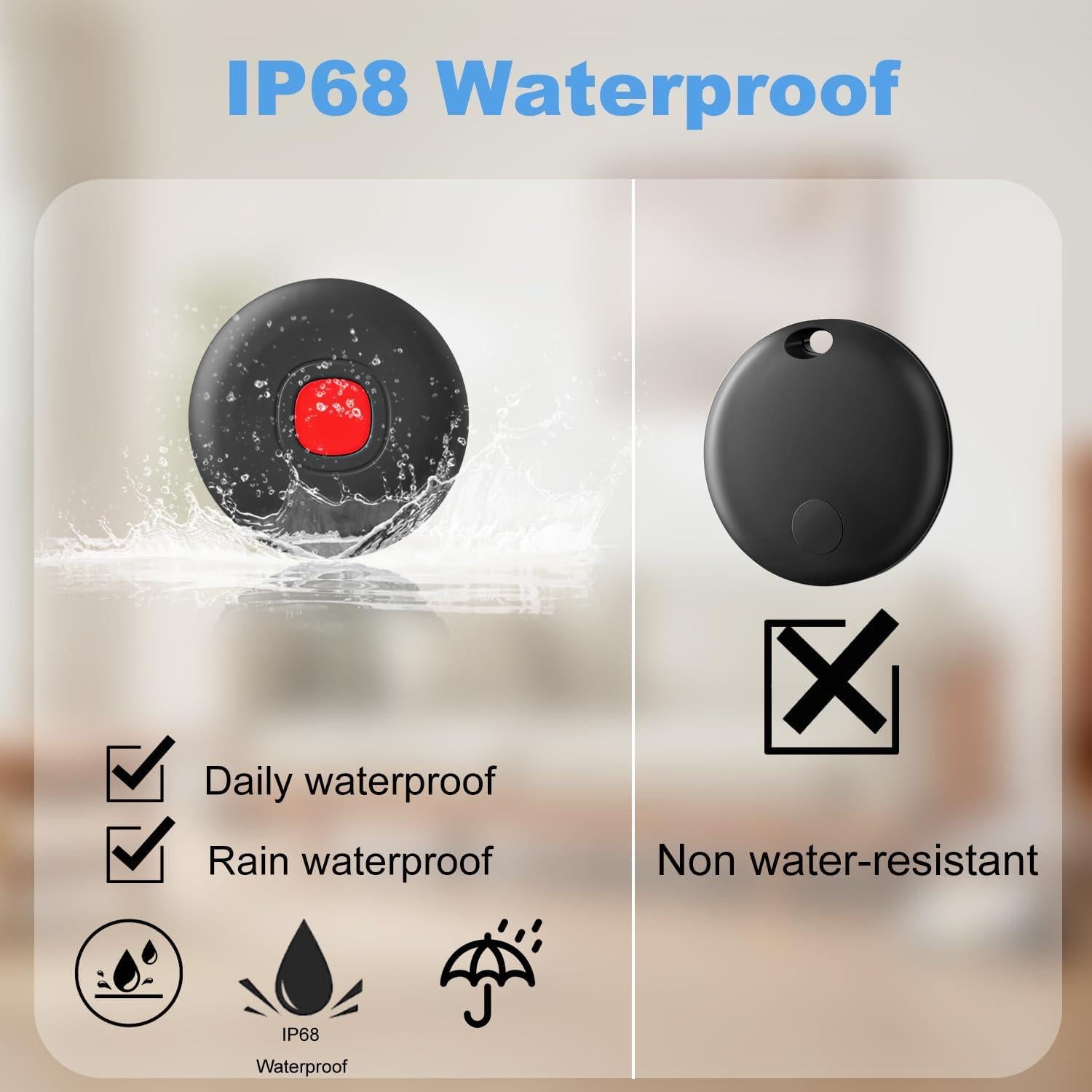 Air Tag 4-Pack GLOBELEC, Rastreador Bluetooth IP68 para Llaves