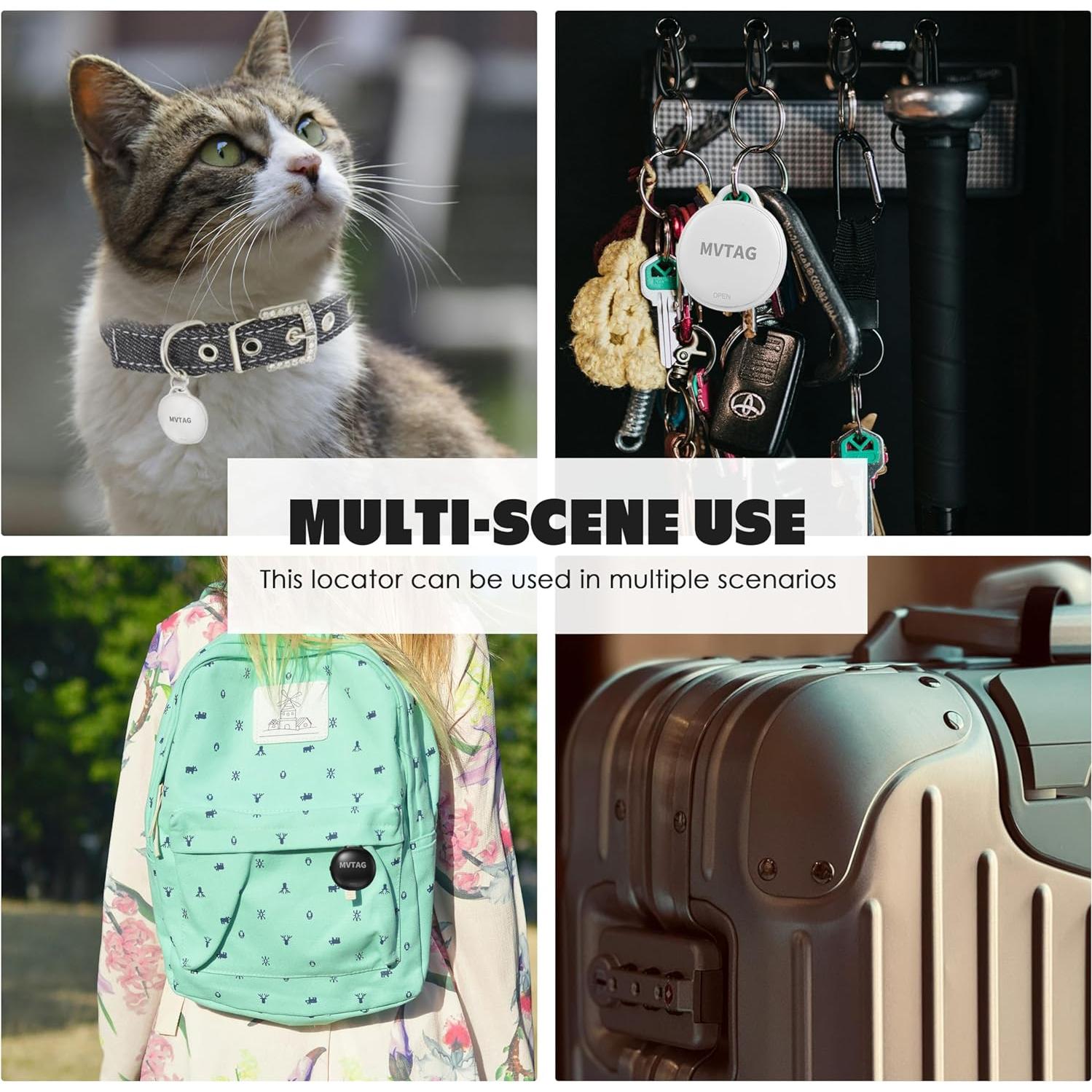 Collar GPS para Gatos Aoikoy, Impermeable y Reflectante