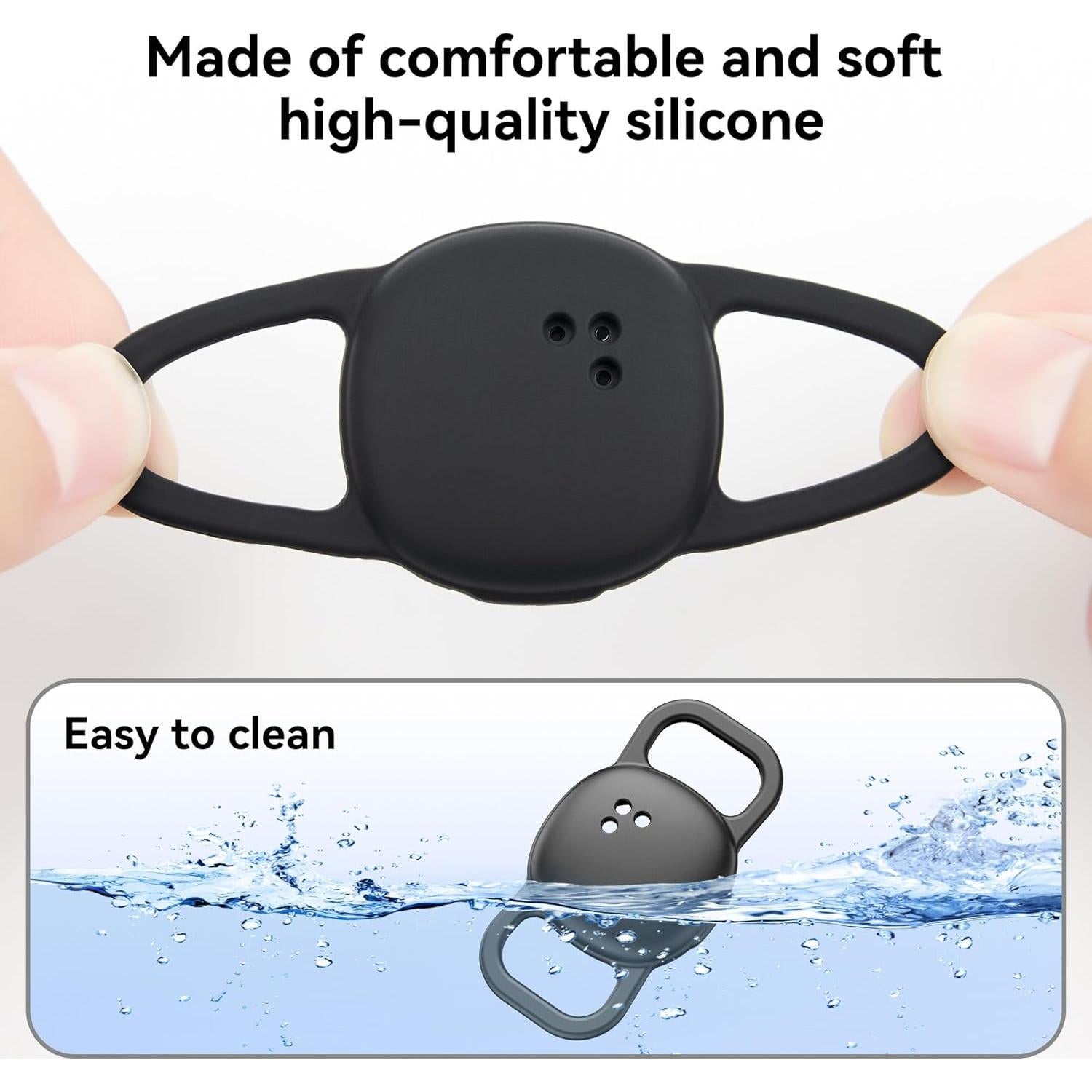 Funda de Silicona DDJ para Rastreador Tile Gato/Perro - 2 Unidades