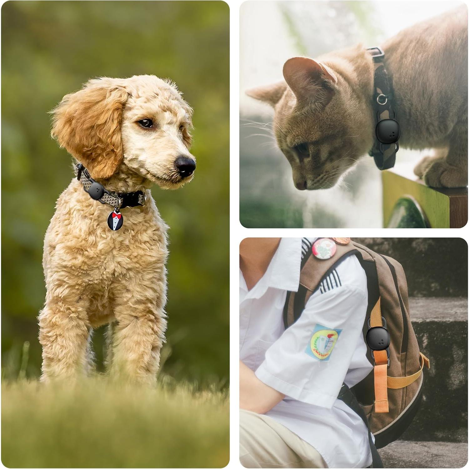 Funda de Silicona DDJ para Rastreador Tile Gato/Perro - 2 Unidades