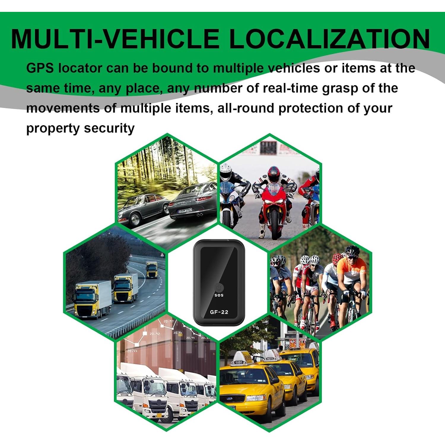 Mini Rastreador GPS NGXDFL Magnético para Vehículos 90g