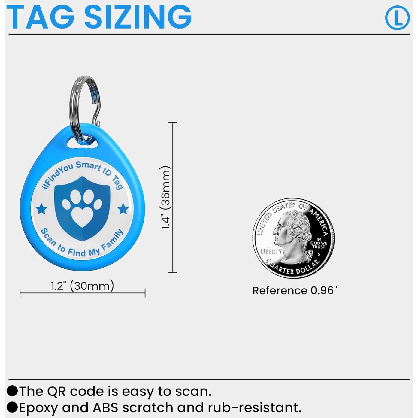 Placas de Identificación para Perros ILFINDYOU - Paquete de 3