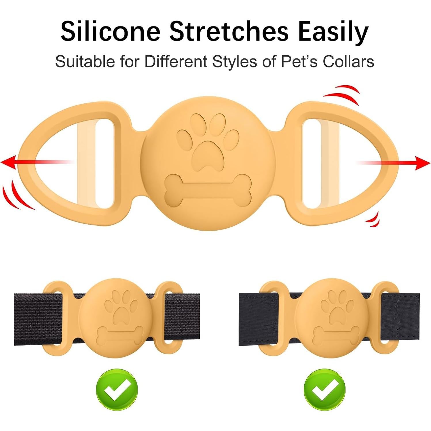 Funda Airtag Vancle para Collar de Perro 2 Piezas