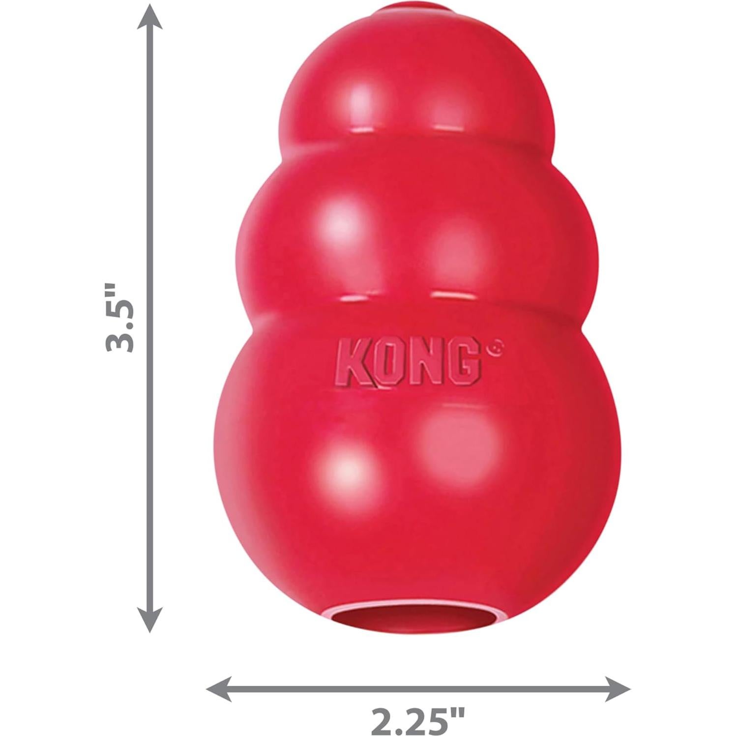 KONG Classic Juguete Rellenable para Perros Medianos - Caucho Duradero