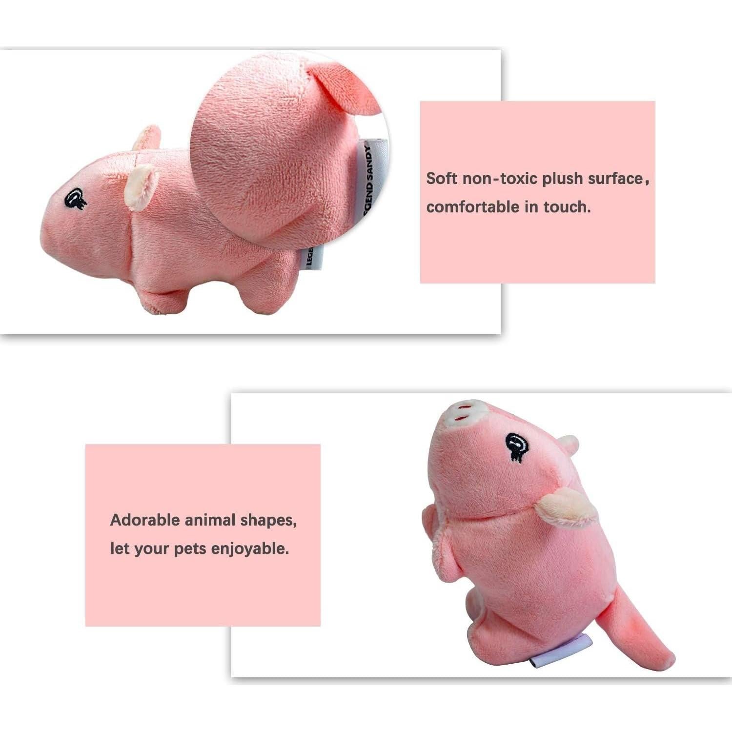 Pack 12 Juguetes de Peluche Squeaky Legend Sandy para Perros