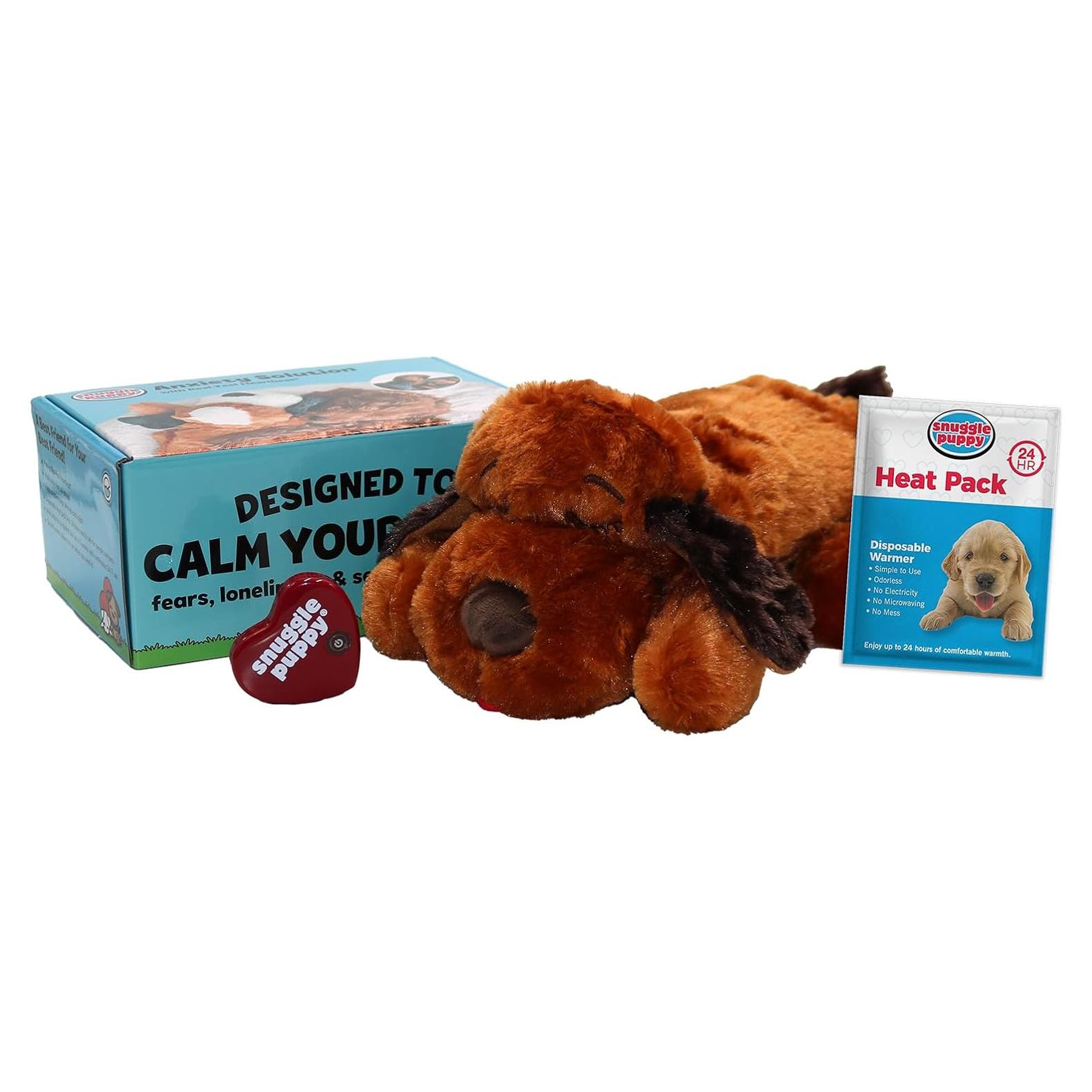 Juguete de Peluche Snuggle Puppy para Cachorros Marrón