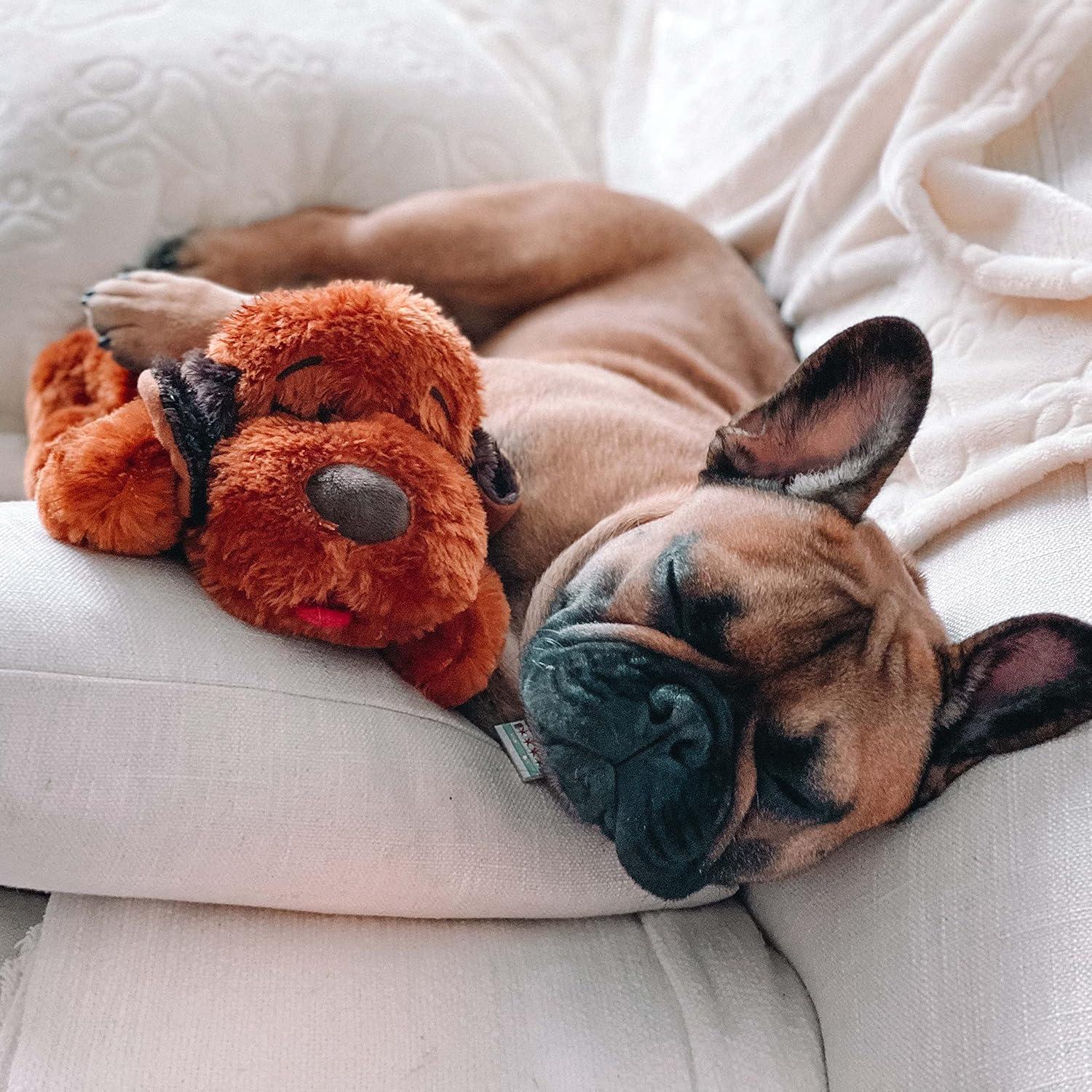 Juguete de Peluche Snuggle Puppy para Cachorros Marrón