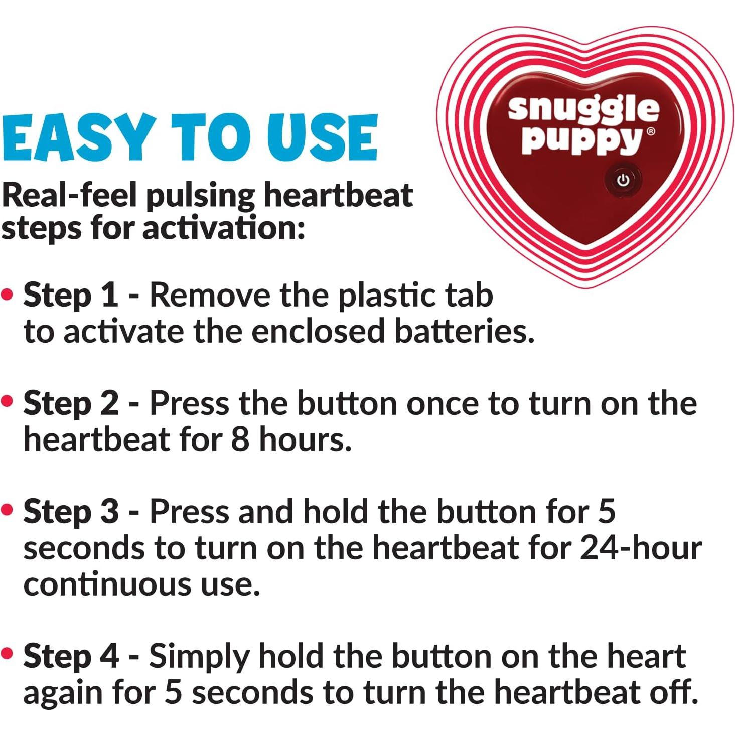 Juguete de Peluche Snuggle Puppy para Cachorros Marrón