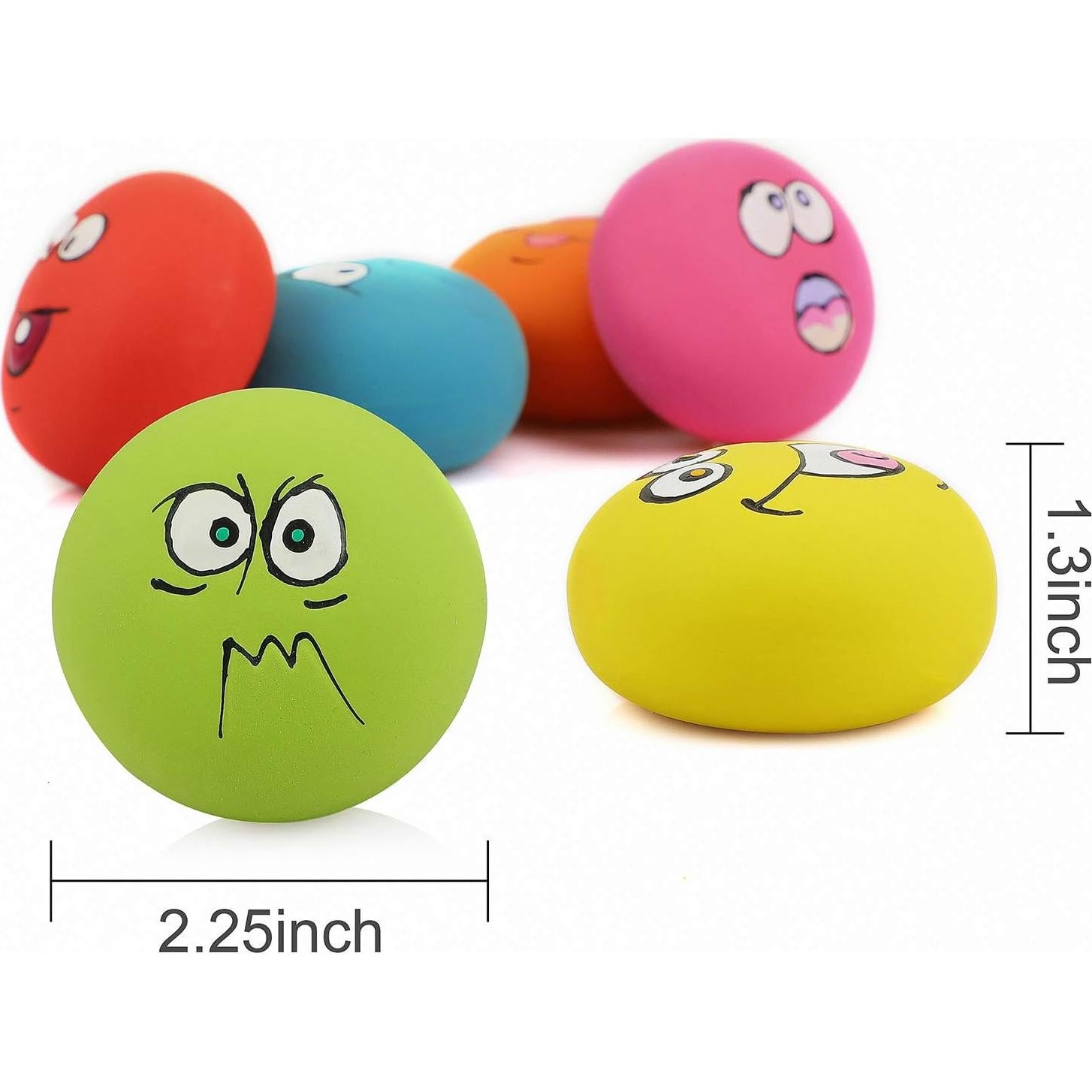 Juguetes Squeaky para Perros HDSX 6 Pcs Bolas de Latex