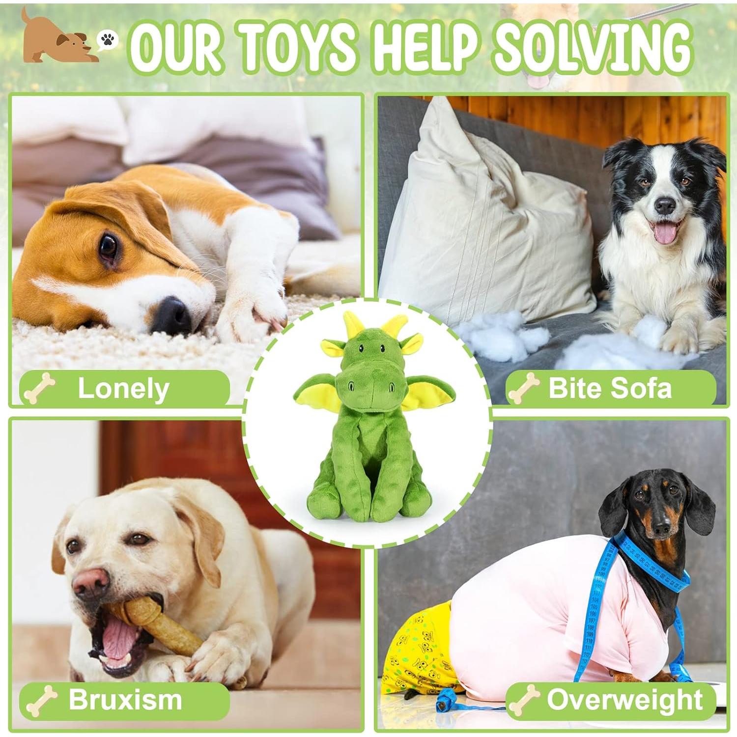 Juguete para Perros Letsmeet Squeaky Pterosaurio 22x15cm