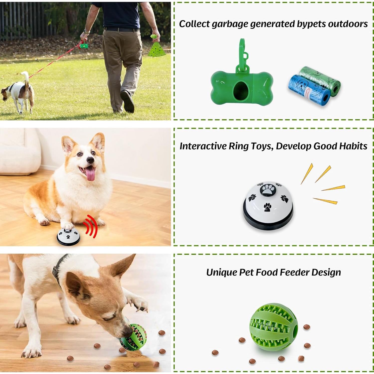 20 Piezas Juguetes para Perros MRSOHRET con Canasta