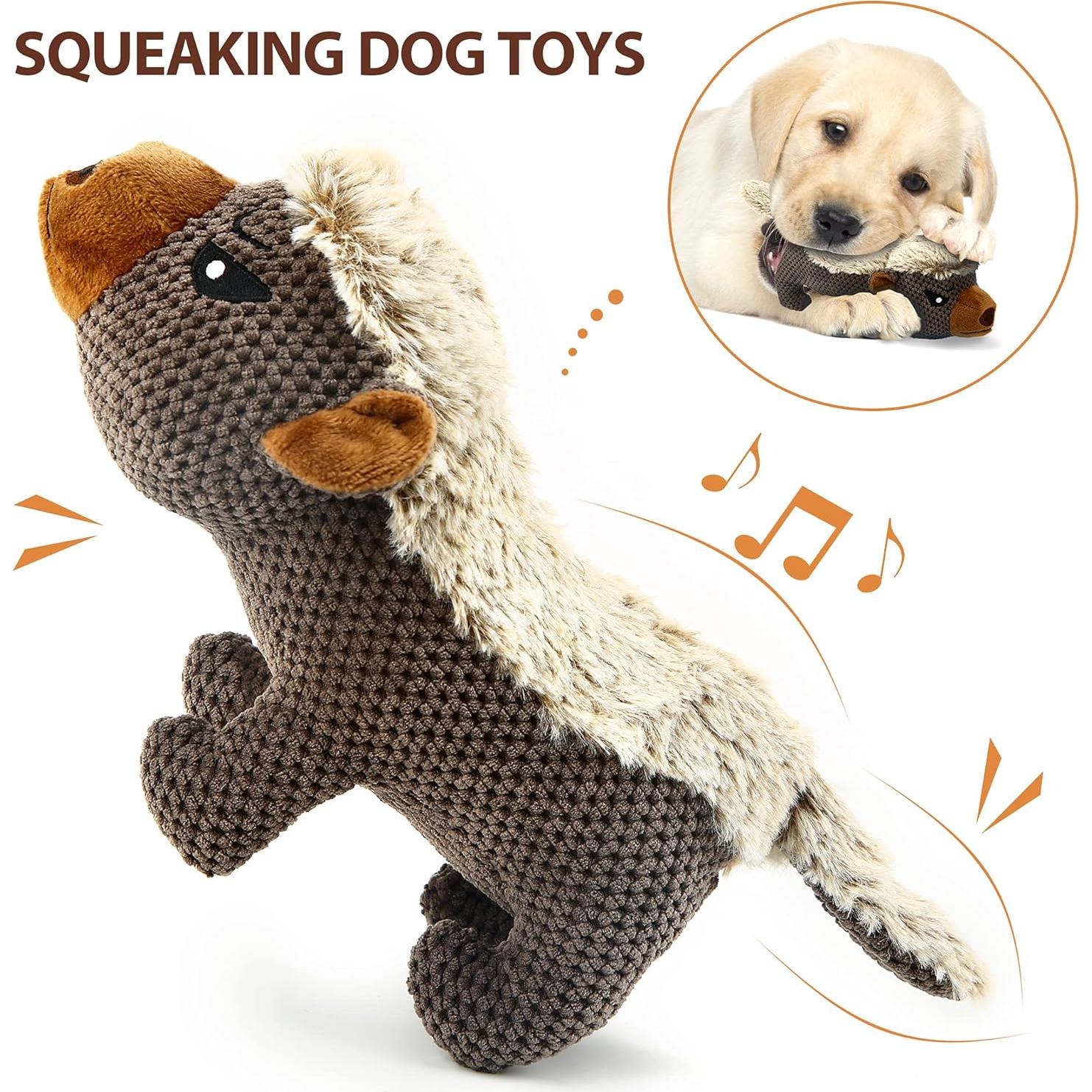 Juguete de Peluche para Perros IOKHEIRA Gris Duradero