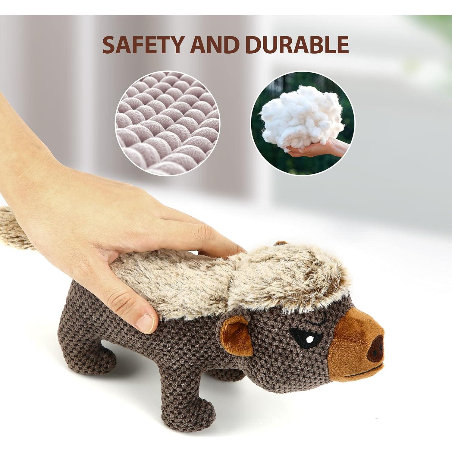Juguete de Peluche para Perros IOKHEIRA Gris Duradero