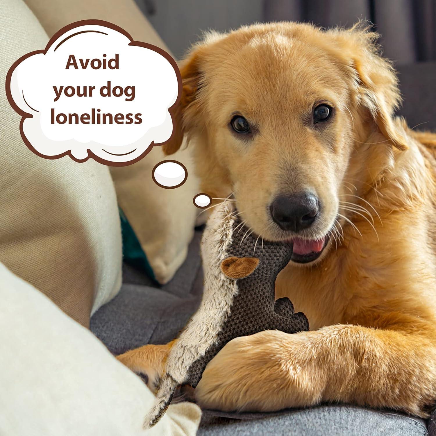 Juguete de Peluche para Perros IOKHEIRA Gris Duradero