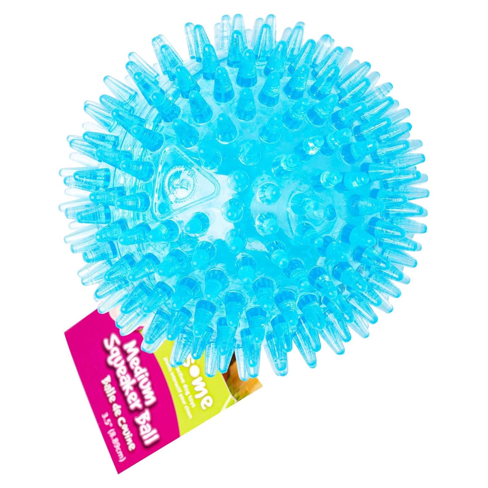 Bola Squeaky Mediana Gnawsome Royal Pet 8,89 cm para Perros