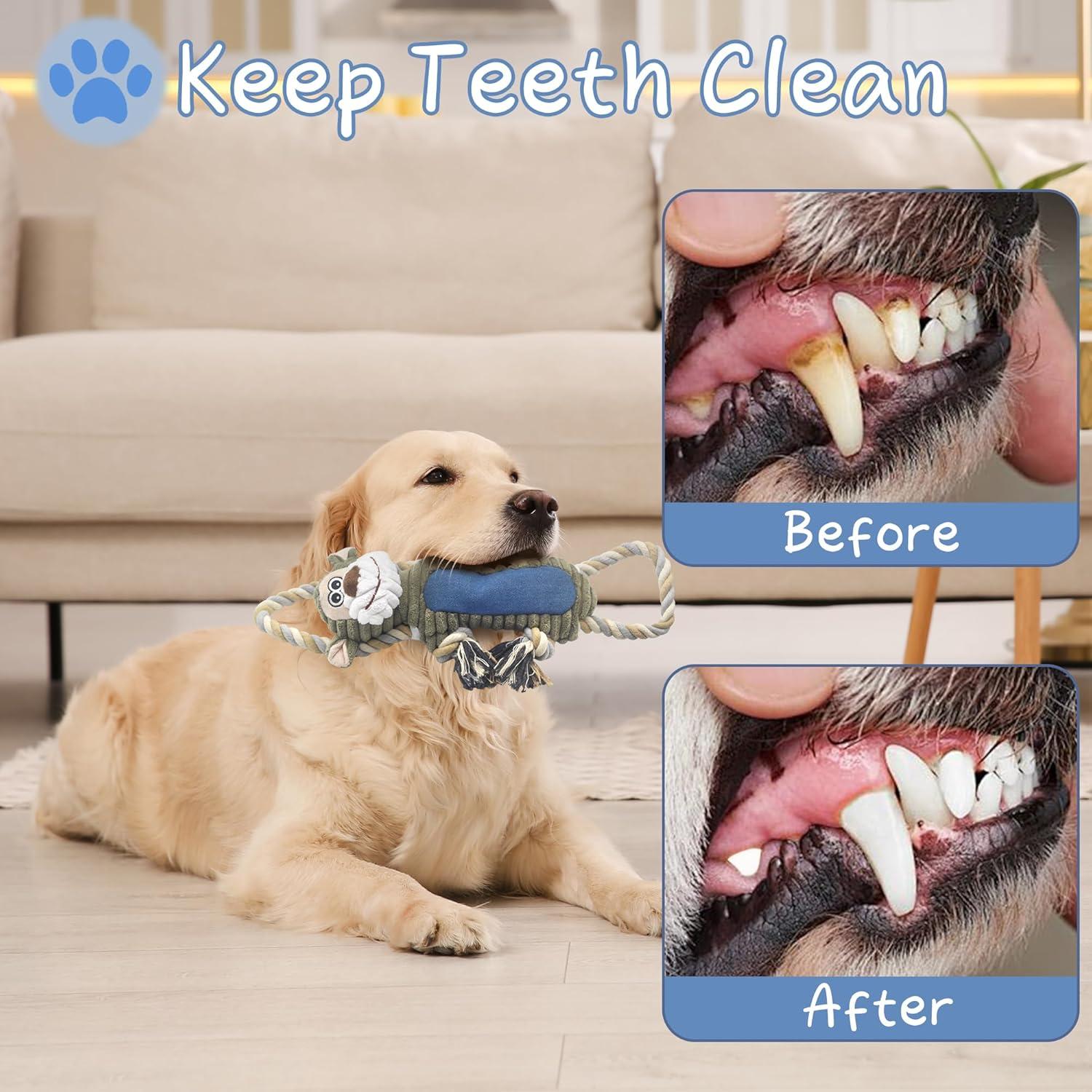 Juguete de Masticar para Perros BUYPOW Mono Squeaky 2,5cm