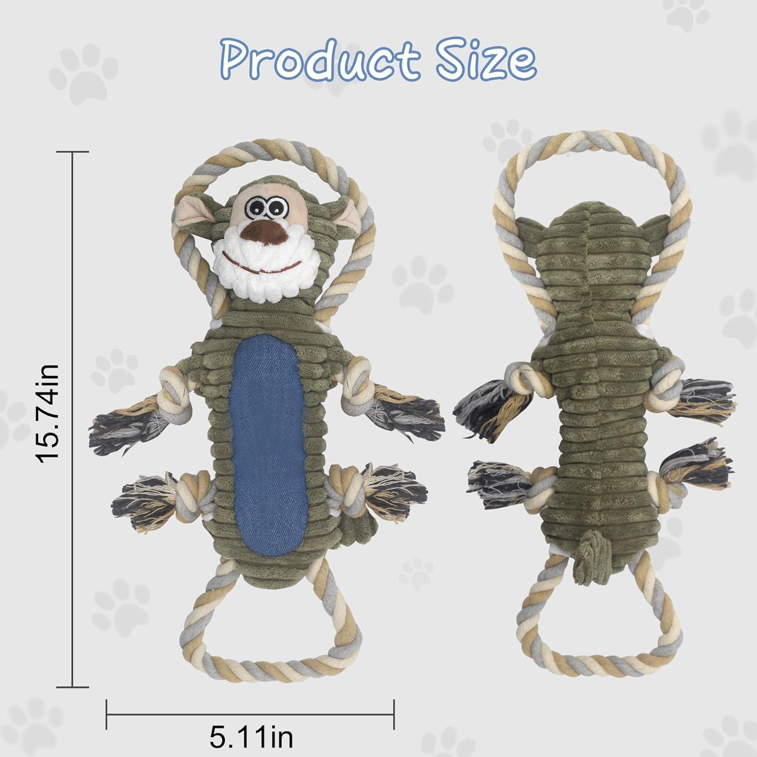 Juguete de Masticar para Perros BUYPOW Mono Squeaky 2,5cm