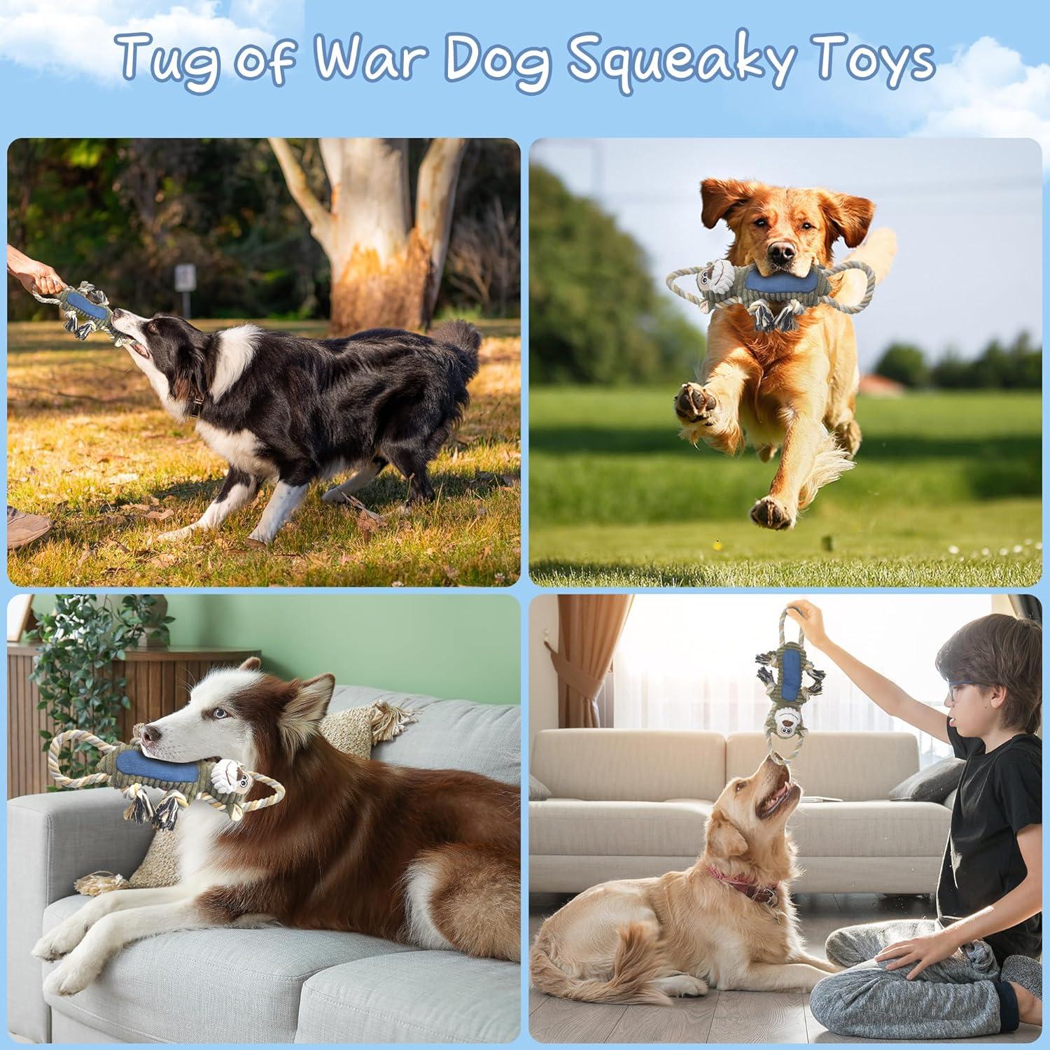 Juguete de Masticar para Perros BUYPOW Mono Squeaky 2,5cm