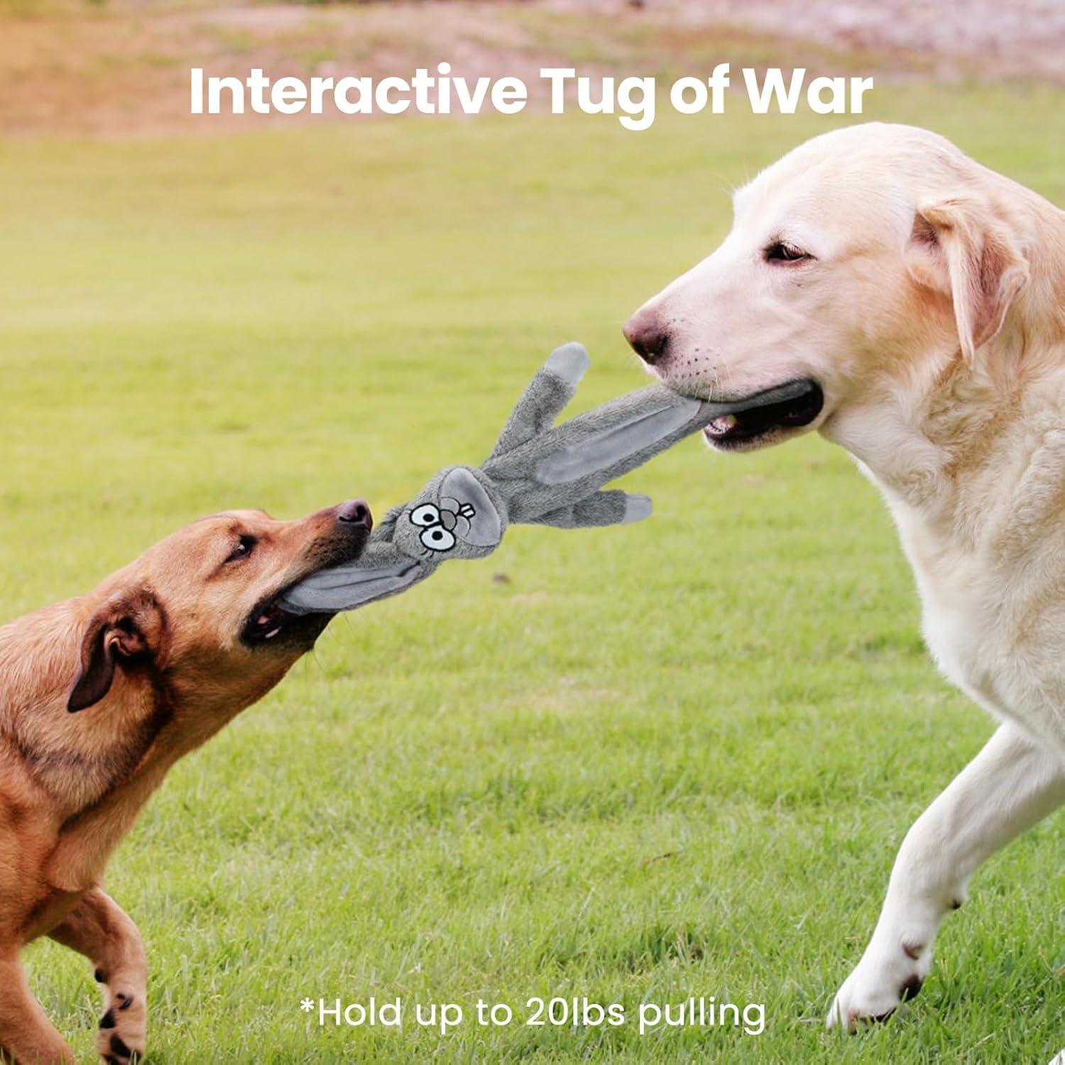 Juguetes para Perros HGB Squeaky Conejo y Zorro 39,88 cm