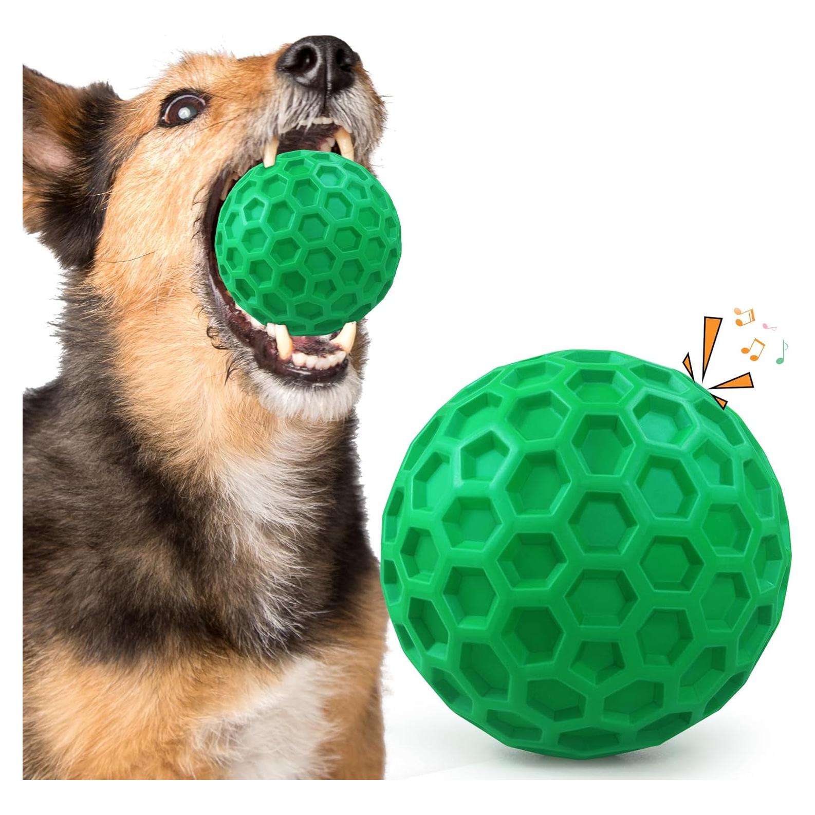 Pelota de Juguete para Perros Grandes ZRIFAQESW Verde Indestructible