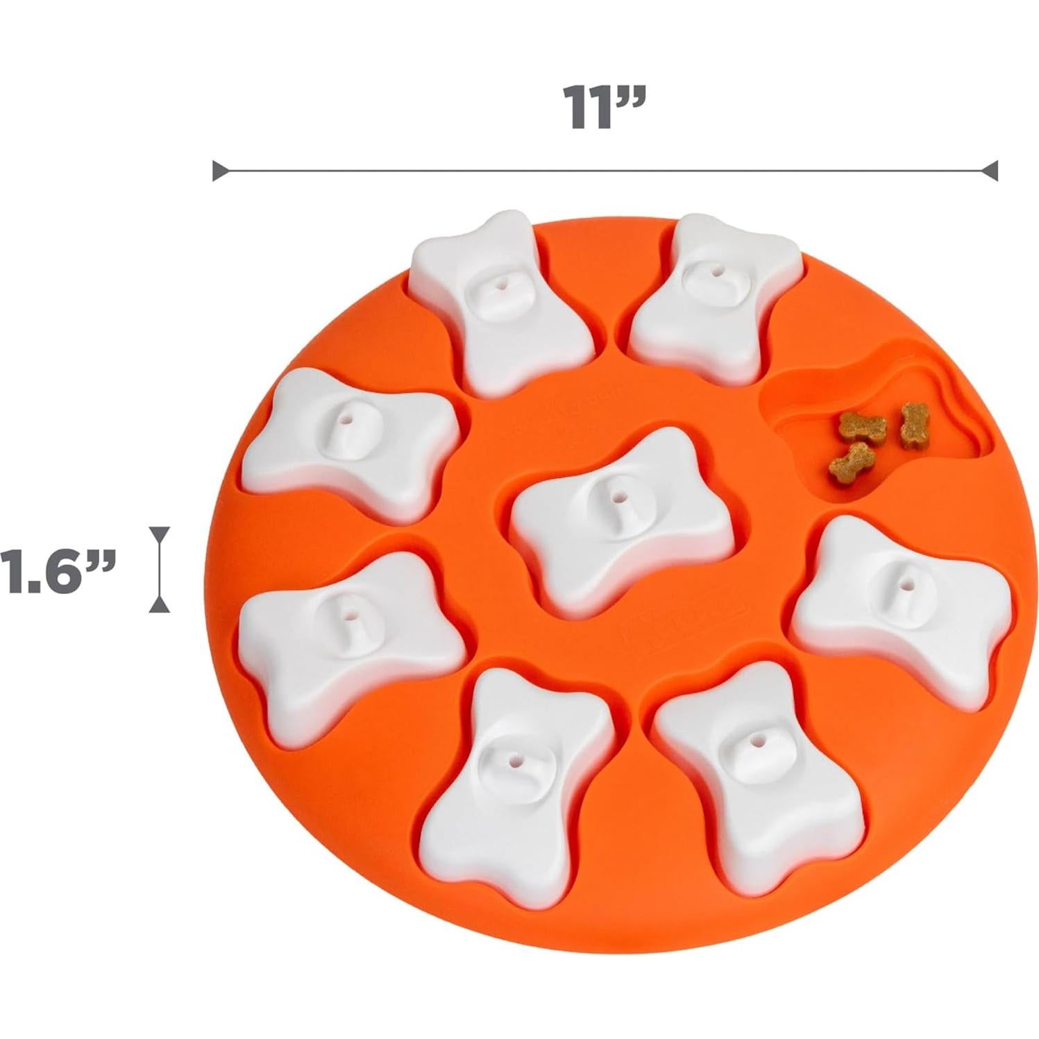 Juguete Enriquecimiento Perros Outward Hound Dog Smart Naranja