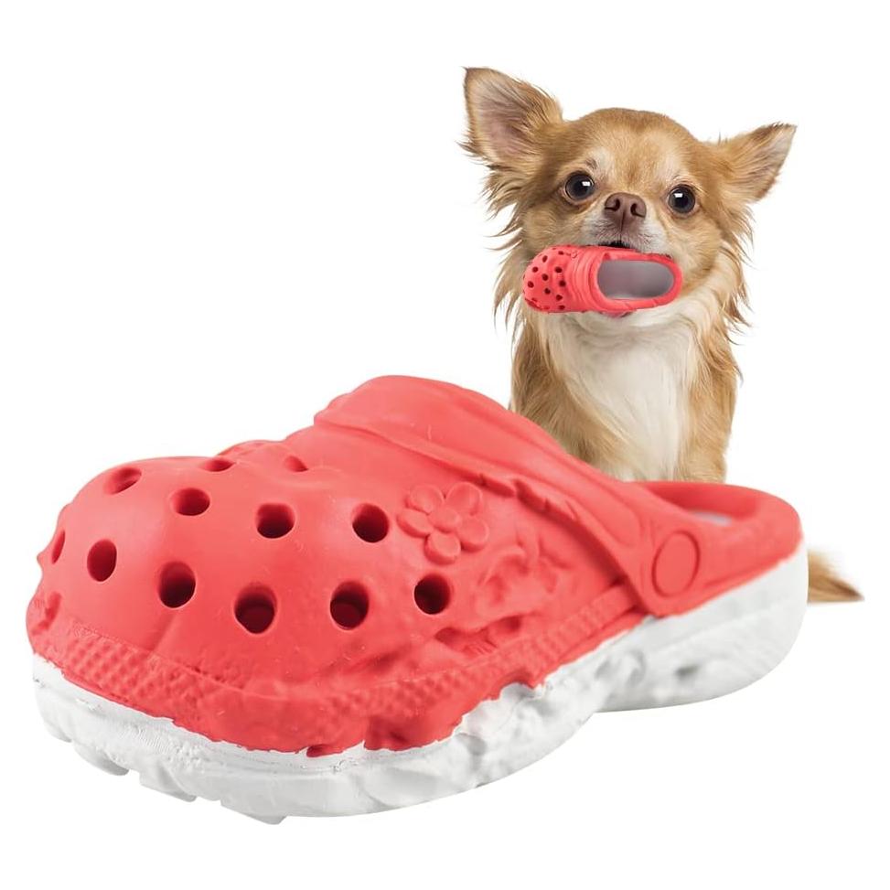 Juguete para Masticar Perros Mondotoy Pantufla Goma 13x5cm
