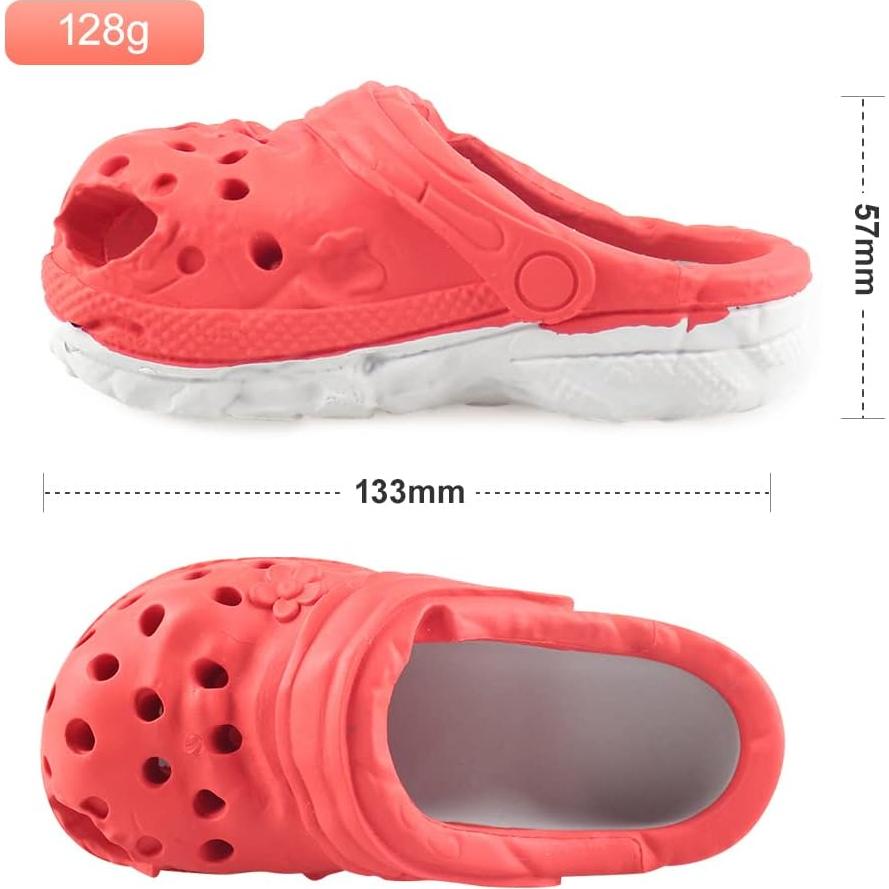 Juguete para Masticar Perros Mondotoy Pantufla Goma 13x5cm