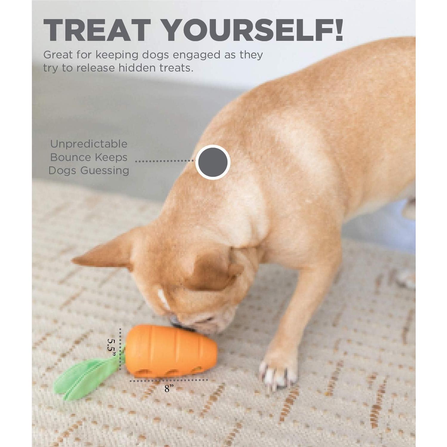 Juguete Interactivo para Perros Petstages Carrot Stuffer 10.8cm