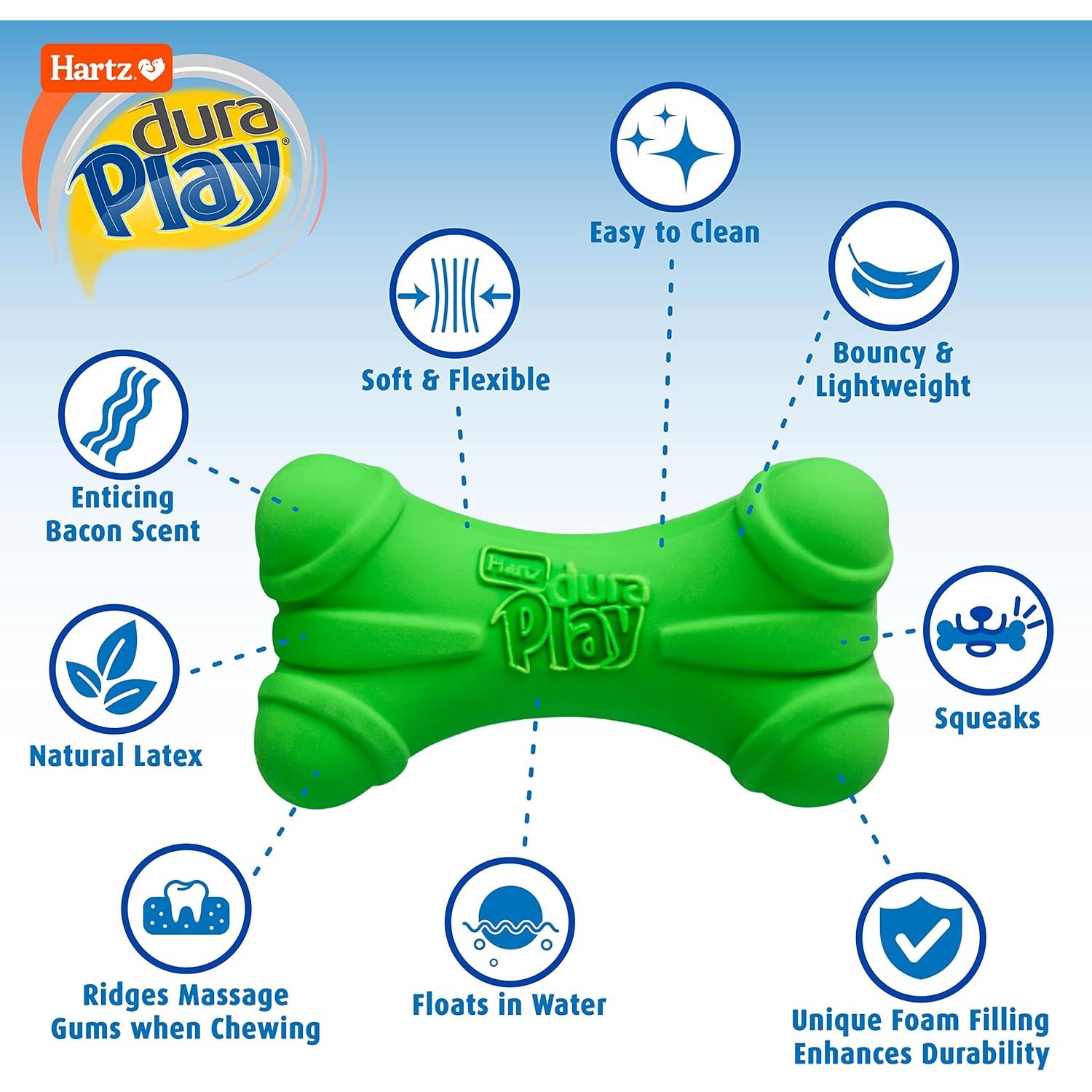 Hartz DuraPlay Juguetes para Perros Medianos 3 Piezas