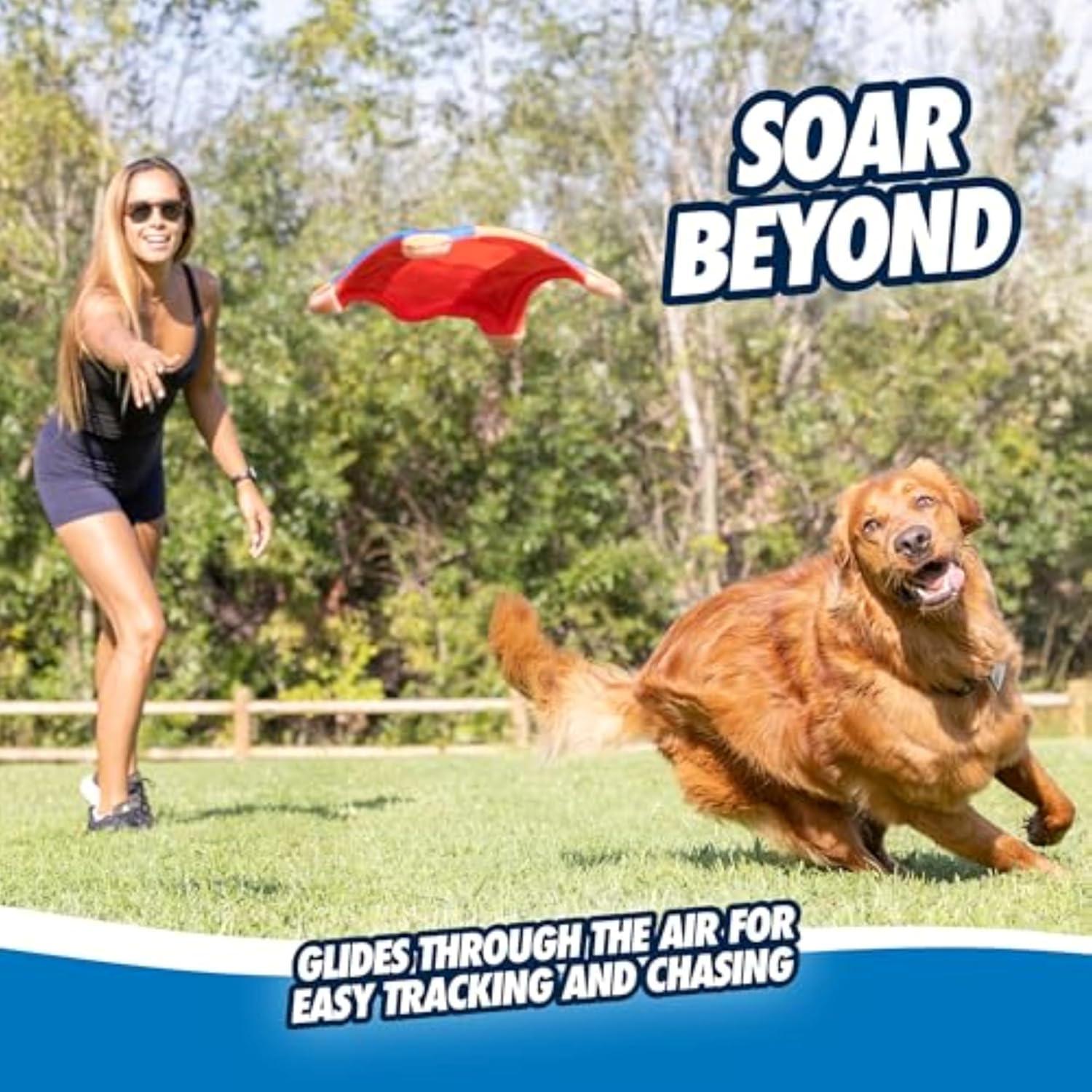 Chuckit! Juguete para Perros Flying Squirrel Mediano 24 cm