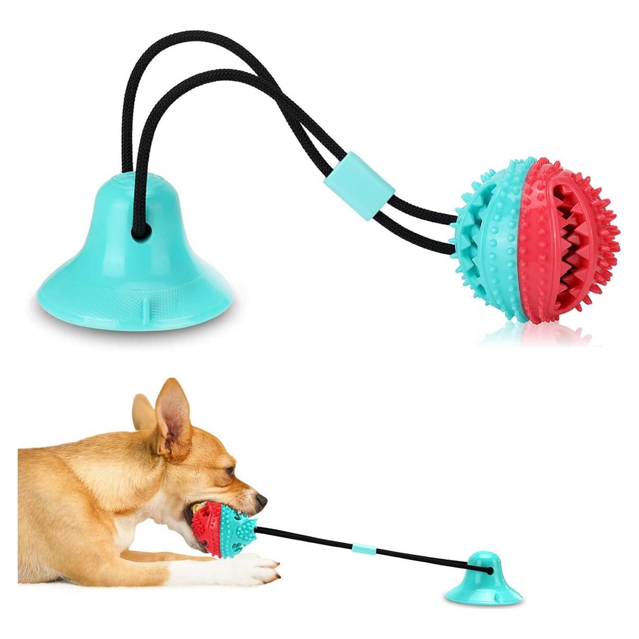 Juguete Interactivo para Perros ALLRIER con Cuerda y Ventosa