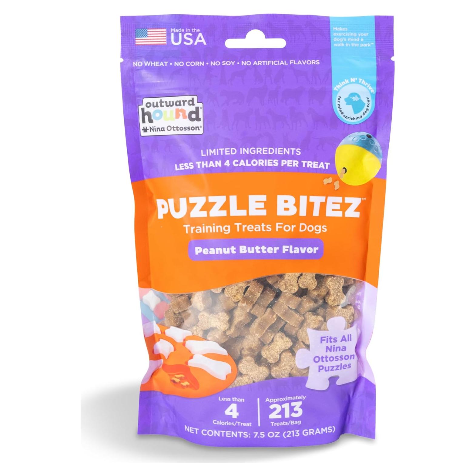 Golosinas para Perros Outward Hound Mantequilla de Maní 212g