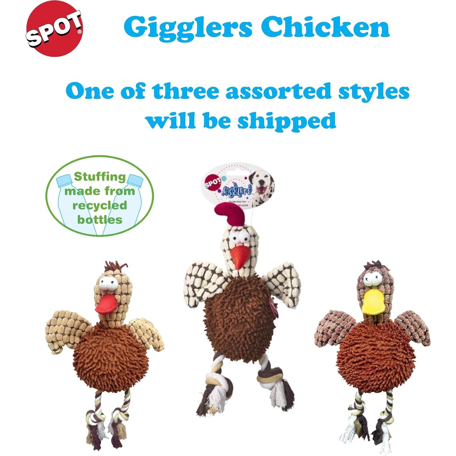 Juguete para Perros Ethical Pets Gigglers Pollo 30 cm