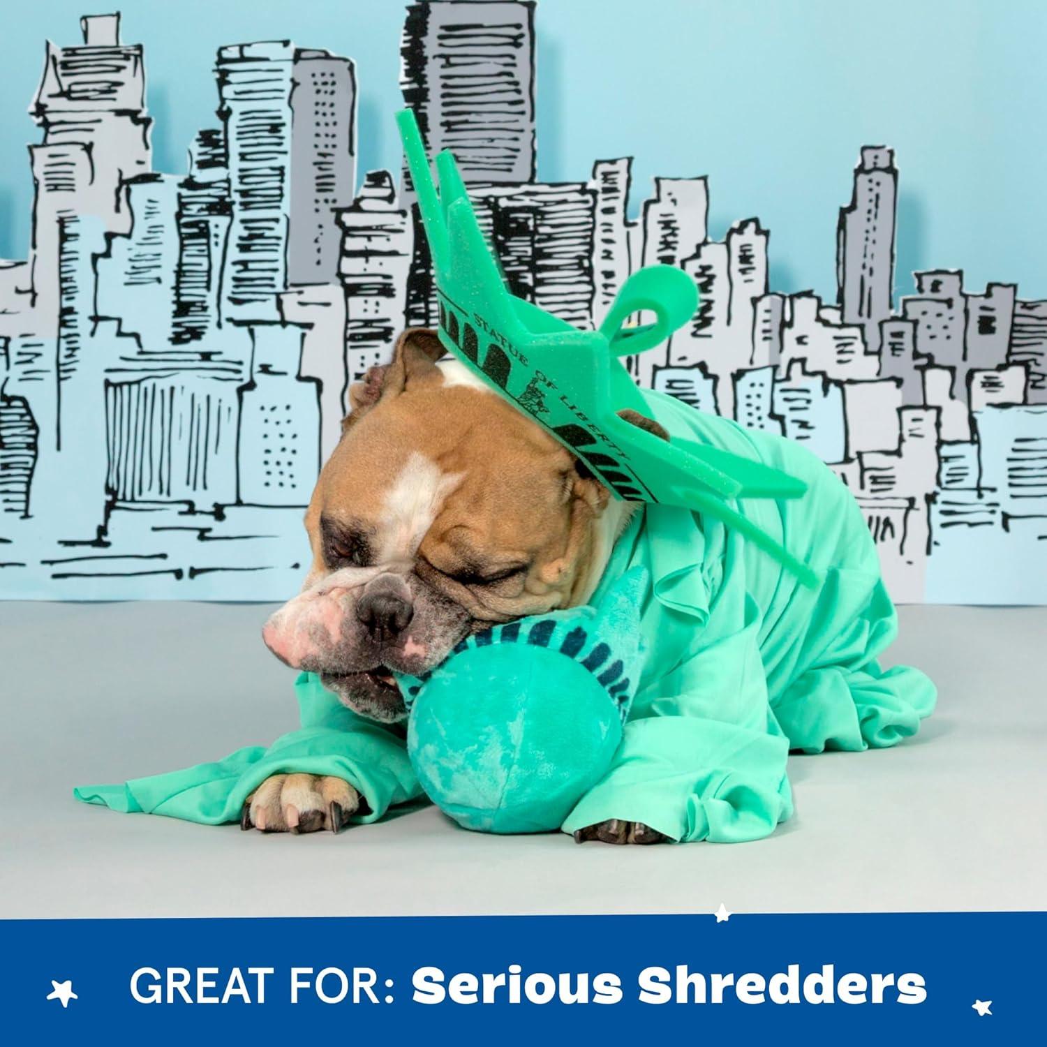 Pelota Squeaky 2-en-1 Barkbox Lady Liberty Grande