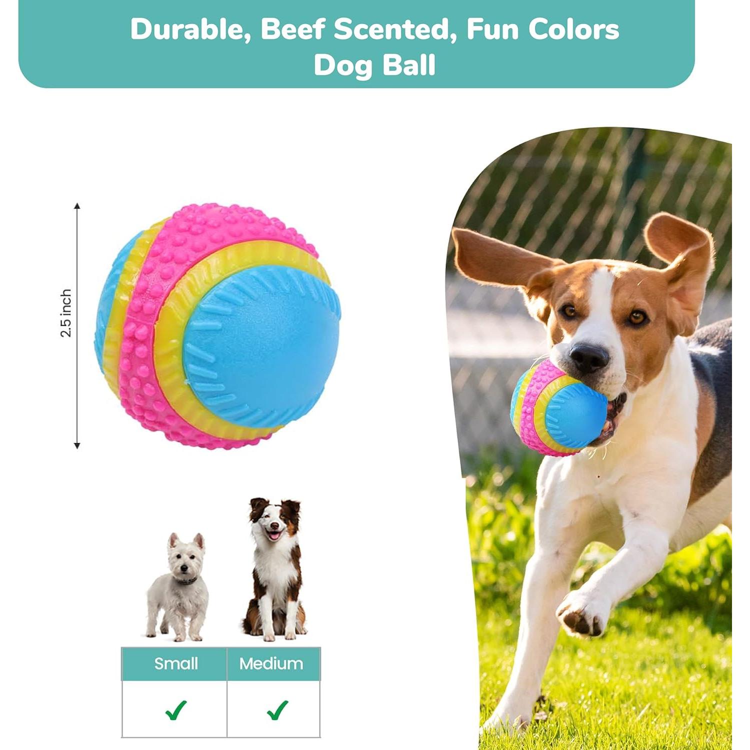 Pelota Sensorial SPOT para Perros 6.35 cm - TPR Duradera
