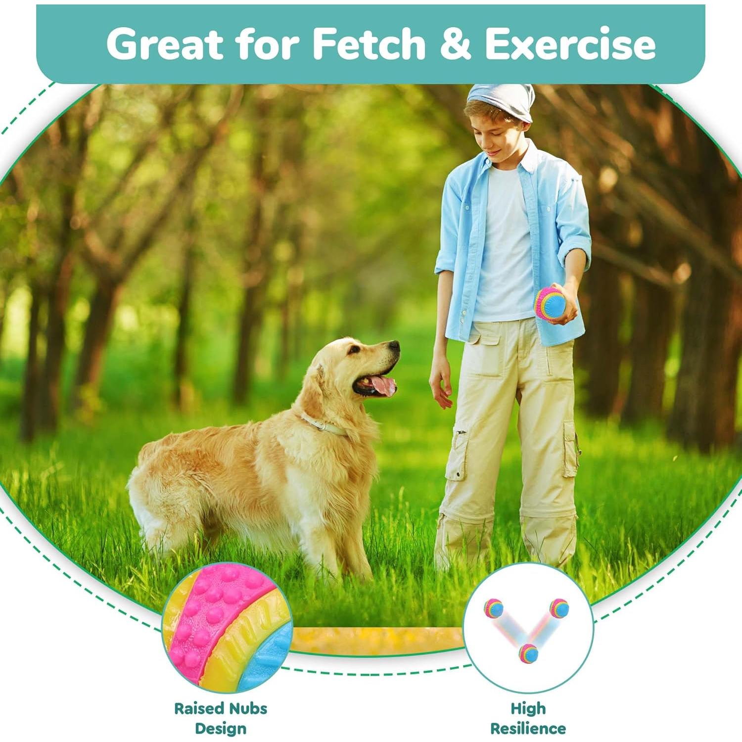 Pelota Sensorial SPOT para Perros 6.35 cm - TPR Duradera