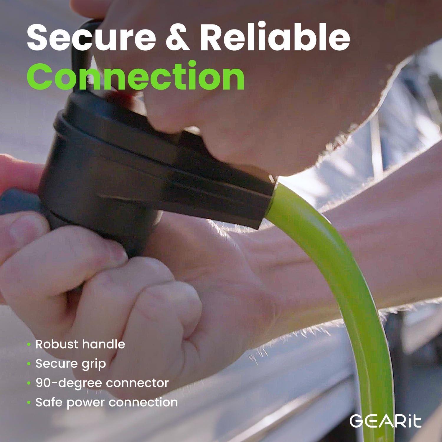 Cable de extensión 30A GearIT 30,48m NEMA TT-30 resistente