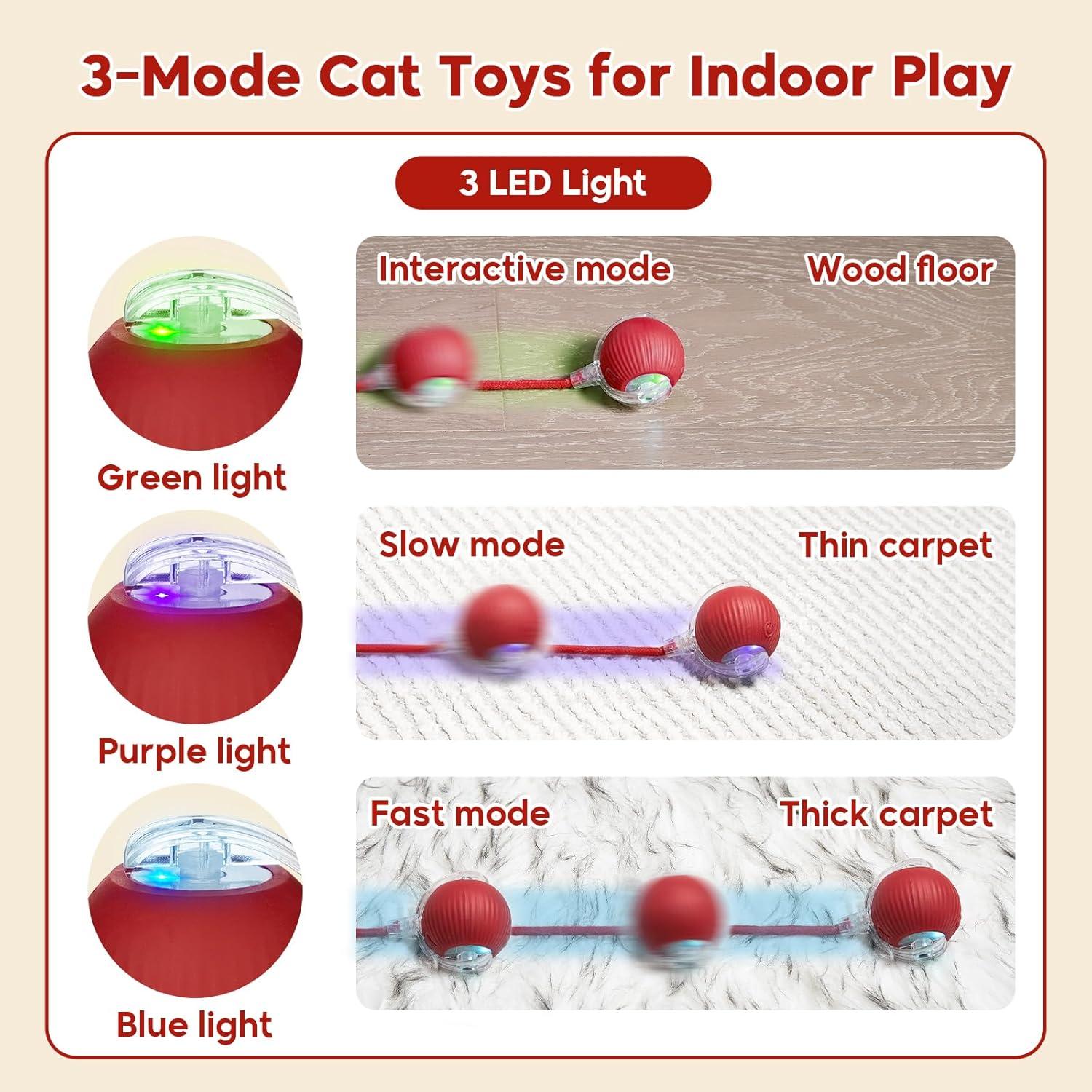 Bola Interactiva para Gatos y Perros Utroni RXDM1 6,5cm
