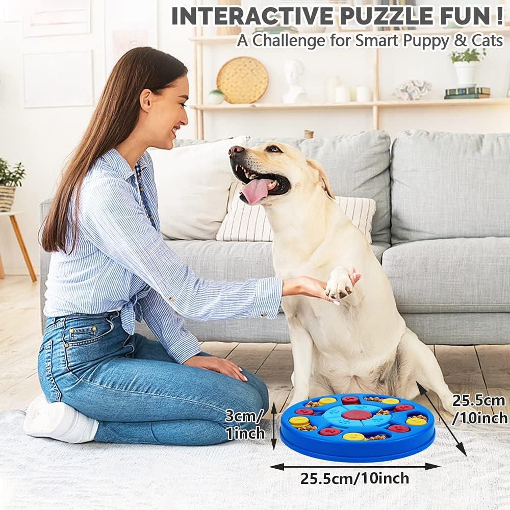 Rompecabezas Interactivo para Perros Joansan 25x25cm Azul