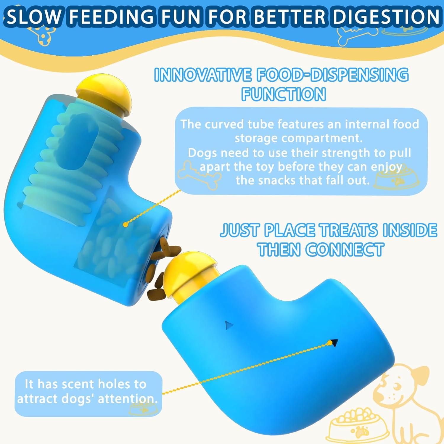 Juguete rompecabezas para perros YZHDUXIU 2 piezas interactivo