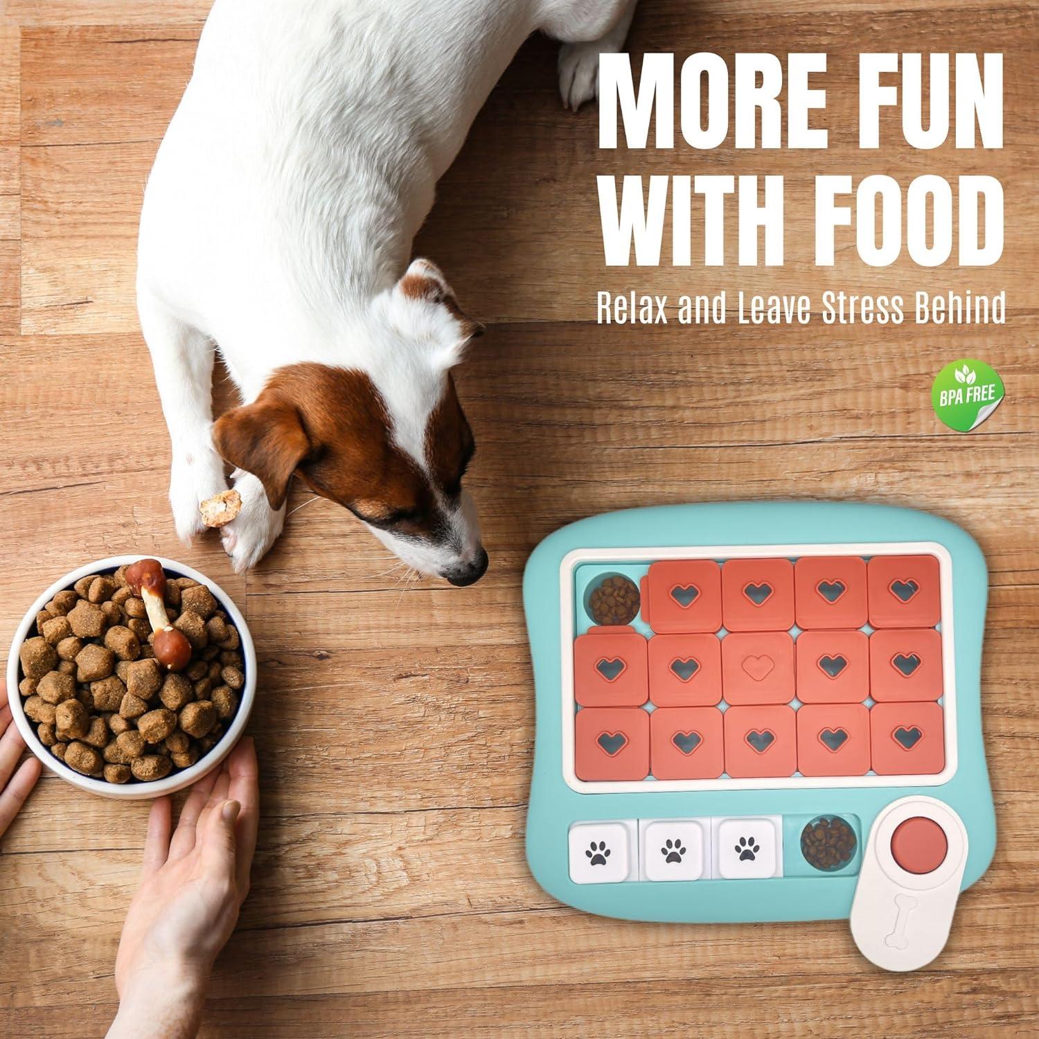 Rompecabezas Interactivo para Perros DUDULOVY Nivel 3