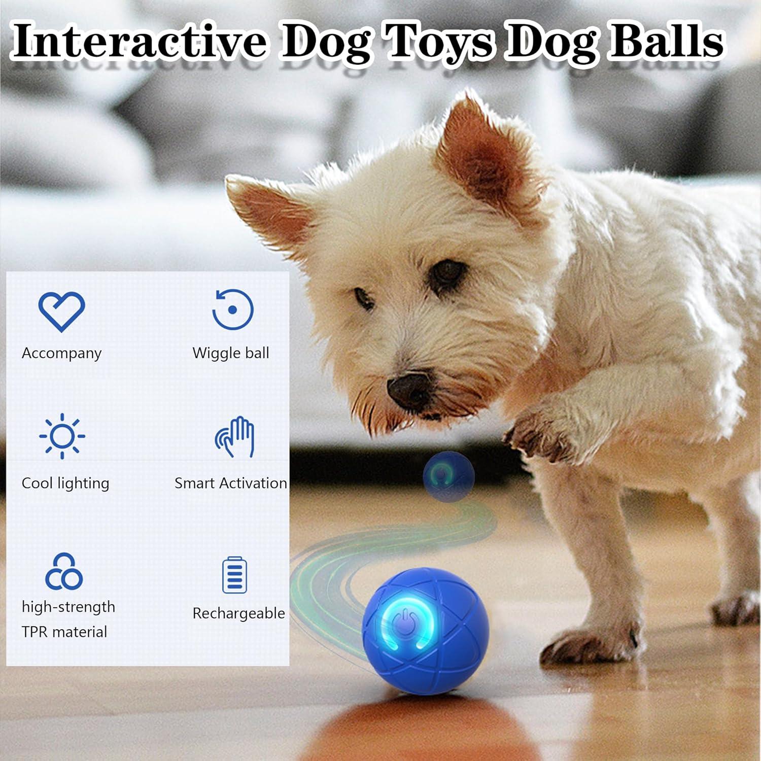 Bola Interactiva para Perros KoovDem 5,2 cm Recargable